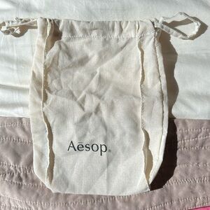 Aesop logo drawstring bag dust bag pouch
